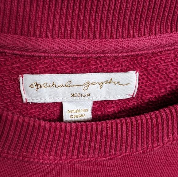 Peloton Spiritual Gangster Oversized Crewneck Pullover Sweatshirt Womens Medium - Picture 2 of 5